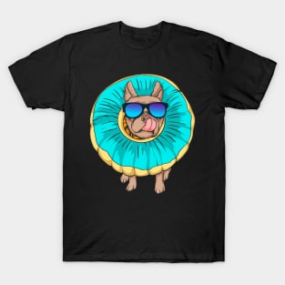 Boston Terrier Summer Retro Vibes Funny Dog Lover Gif T-Shirt